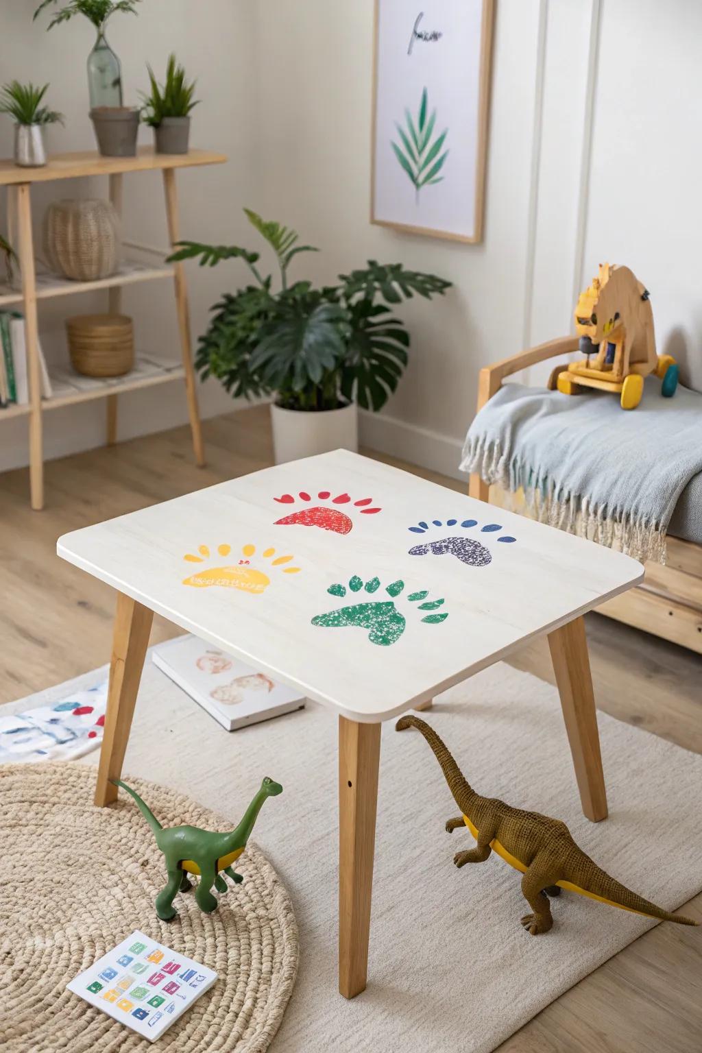 Release your toddler’s ingenuity with fun from the Jurassic period! 🦖🎨 #DinosaurFootprints #ToddlerCrafts