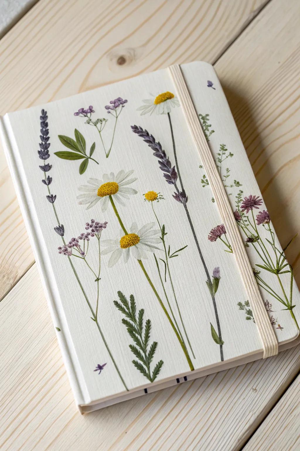 Turn your jottings into a thriving garden of ideas with a botanical notebook cover.