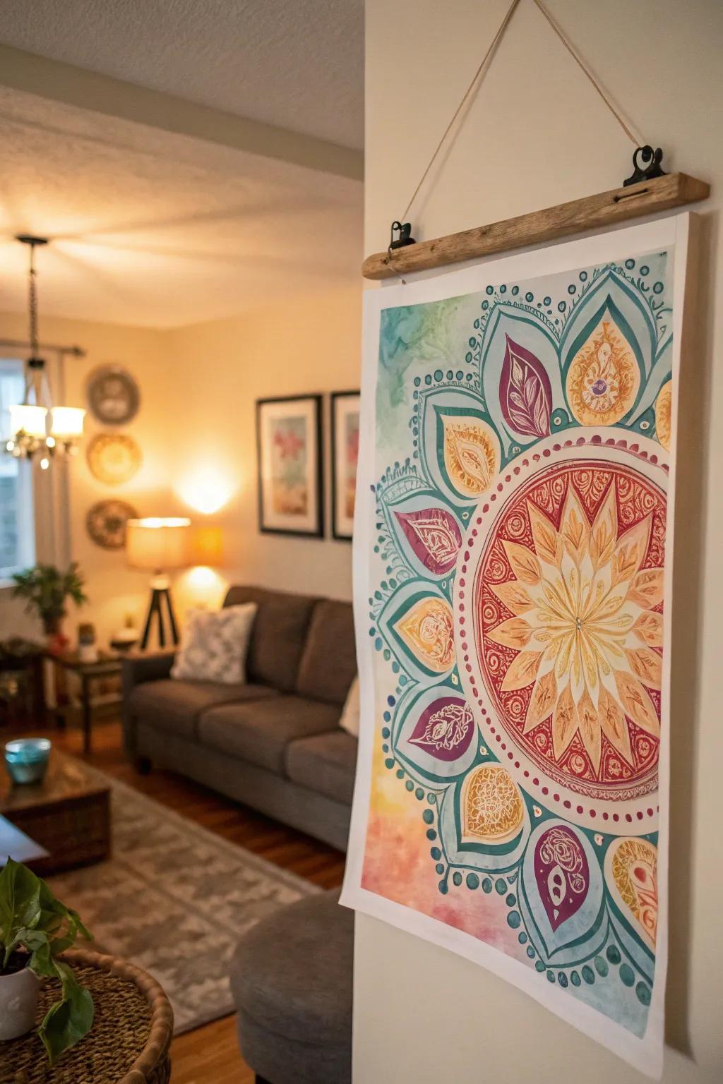 Craft a one-of-a-kind feel with DIY hand-painted posters.
