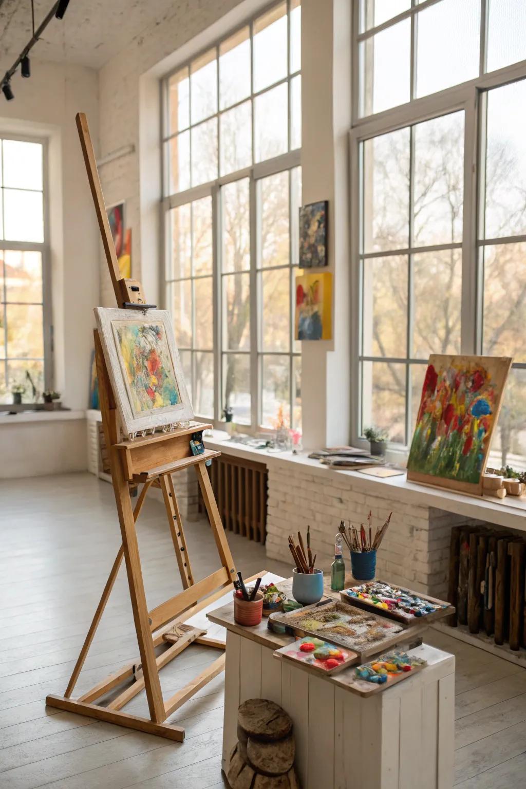 Allow the sunlight to inspire your artistic endeavors.