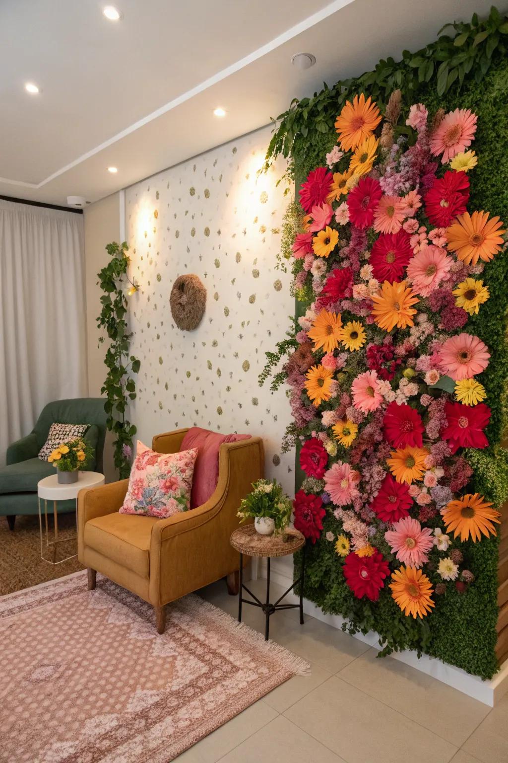 A botanical dreamscape transforms any area into an ethereal retreat.