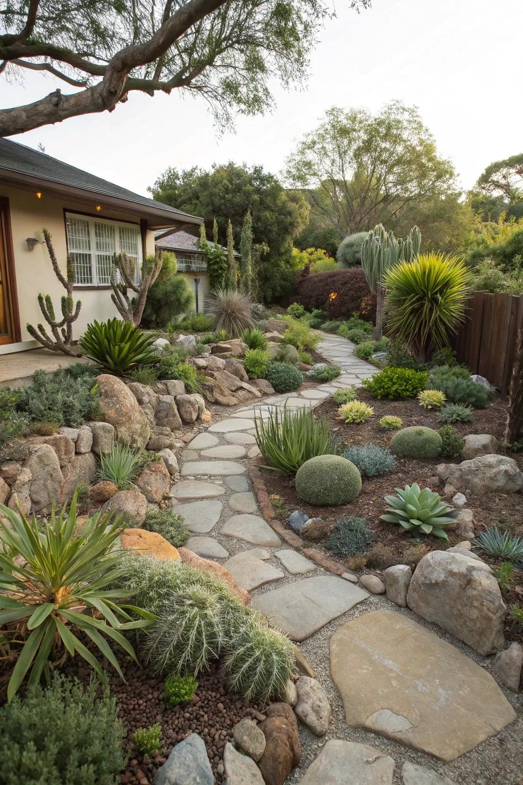 Rock sanctuaries contribute an element of untouched sophistication to your backyard easement.