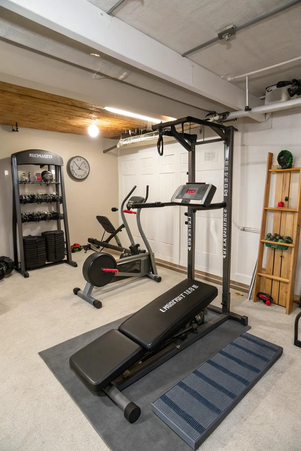 Efficient gear ensures your gym remains practical yet spacious.