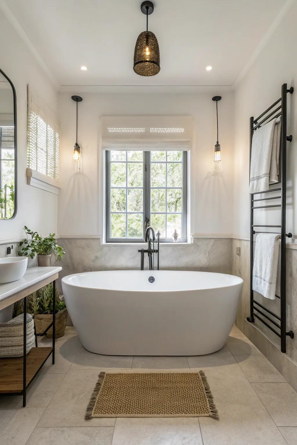 Freestanding tubs inject a dose of class and opulence.