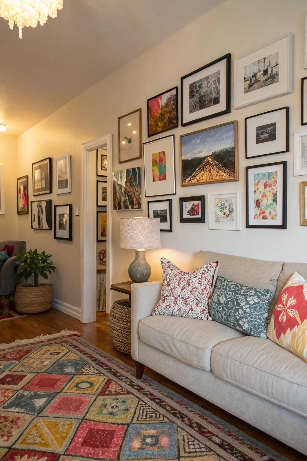 Customize your area with a breathtaking gallery showcase.