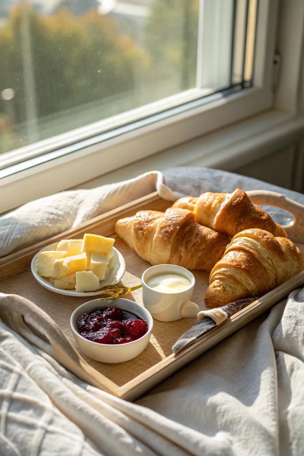 French pastries add a sophisticated style to your mornings.