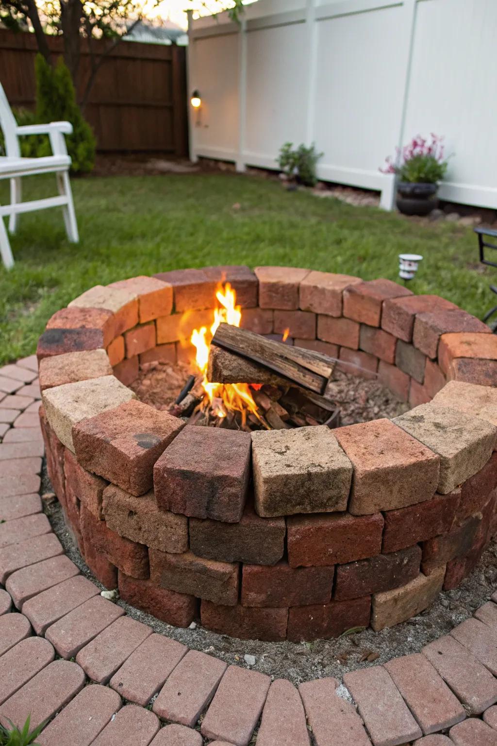 Construct your own inviting escape with this DIY hearth spot made from reclaimed stones.