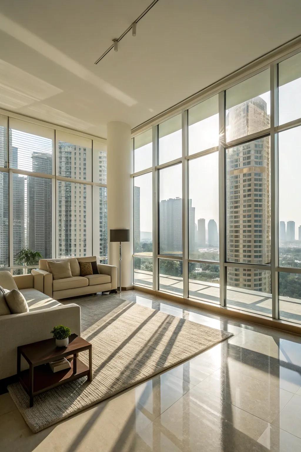 Enhance your condo’s spaciousness by capitalizing on natural light.