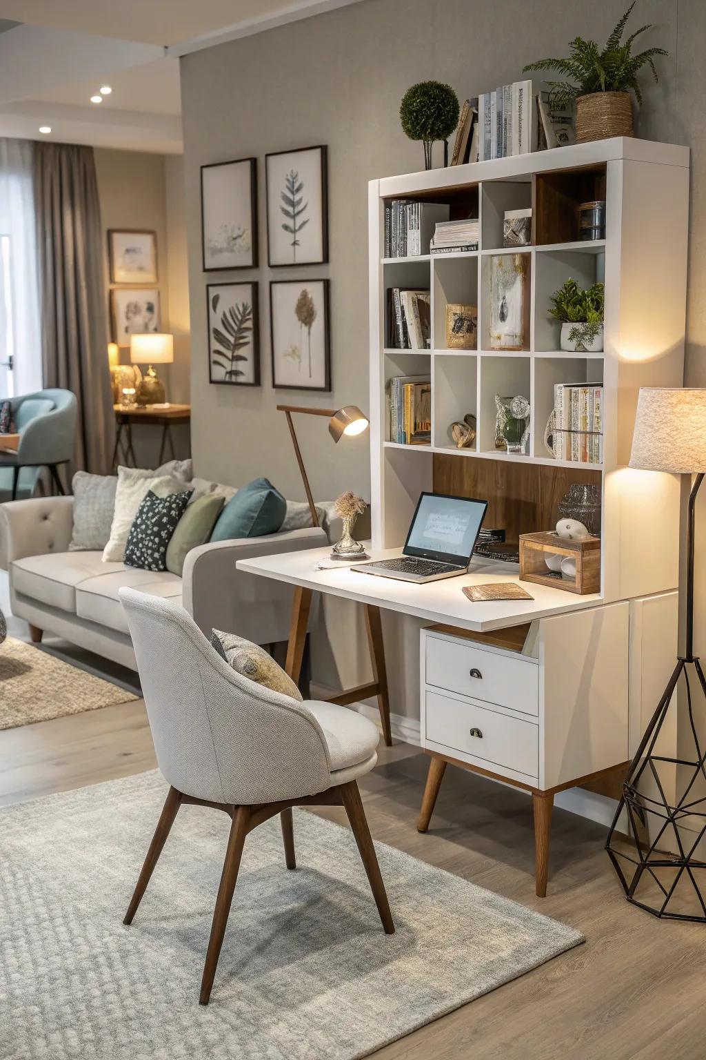Furniture with several functions can boost space and utility in your living room.