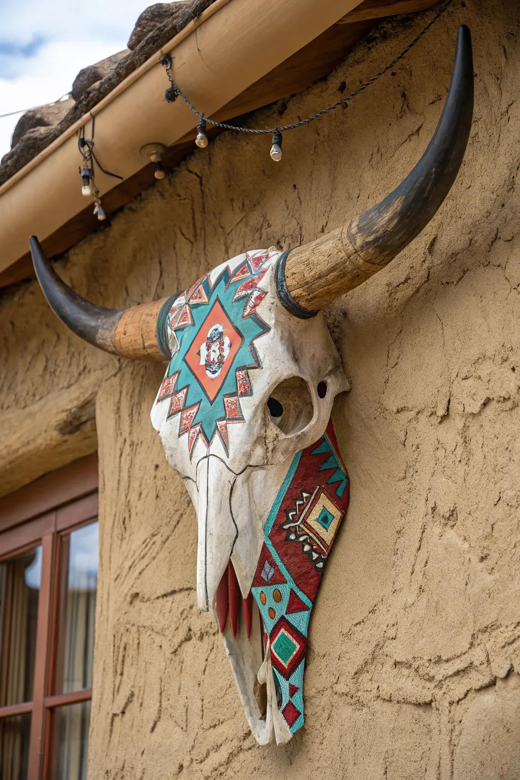 Southwestern geometric designs imbue your decor with a cultured vibrancy.