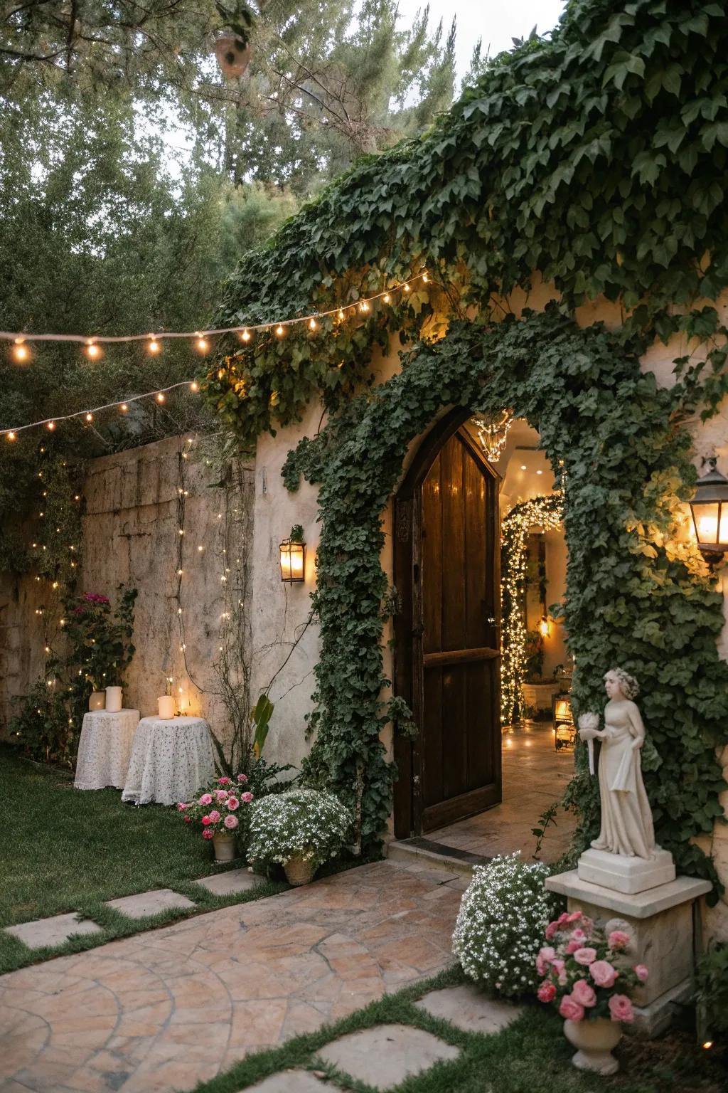 An alluring gateway to a whimsical, fairytale realm.