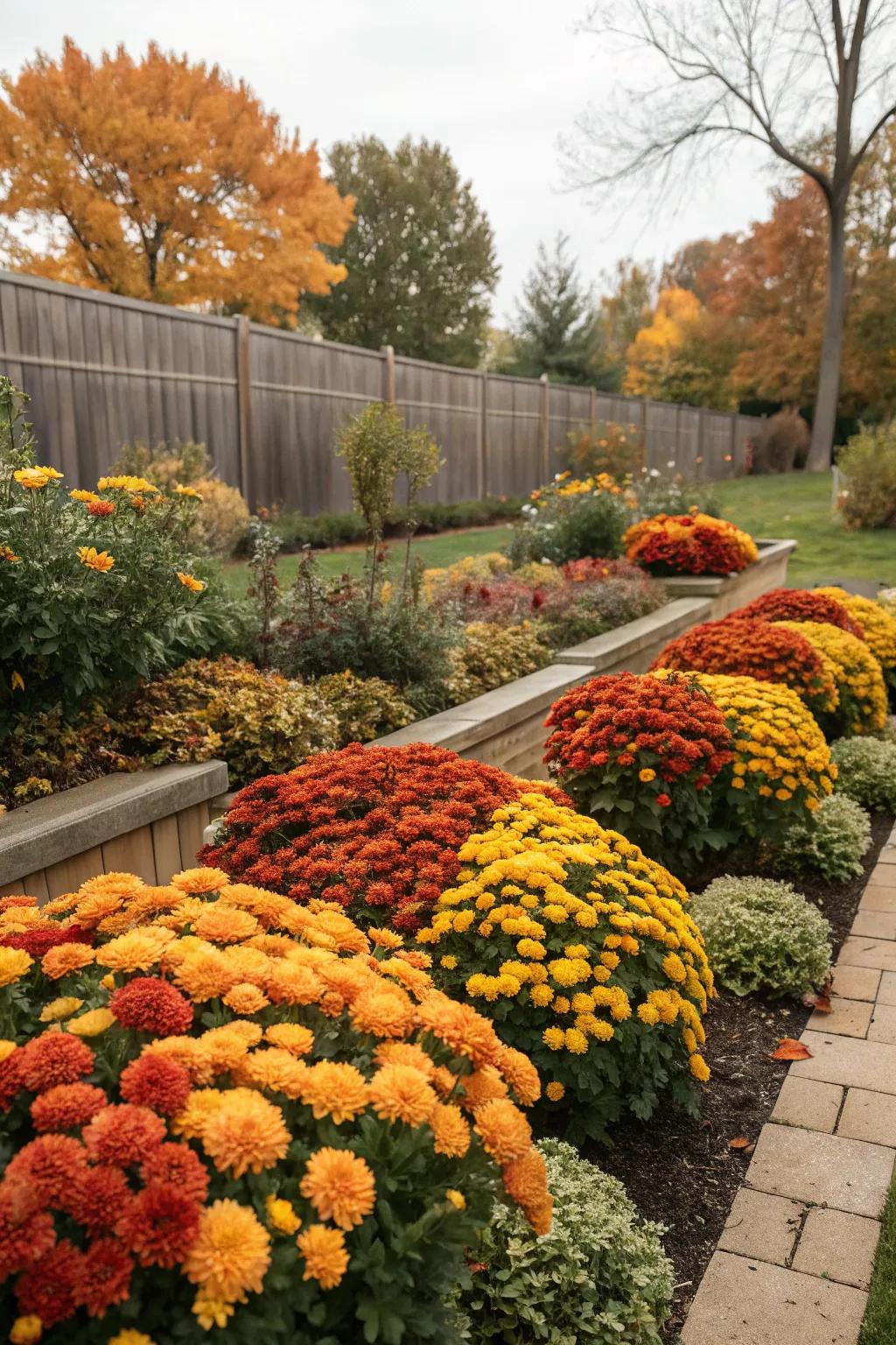 Enhance your garden with a variety of autumn-inspired colors.