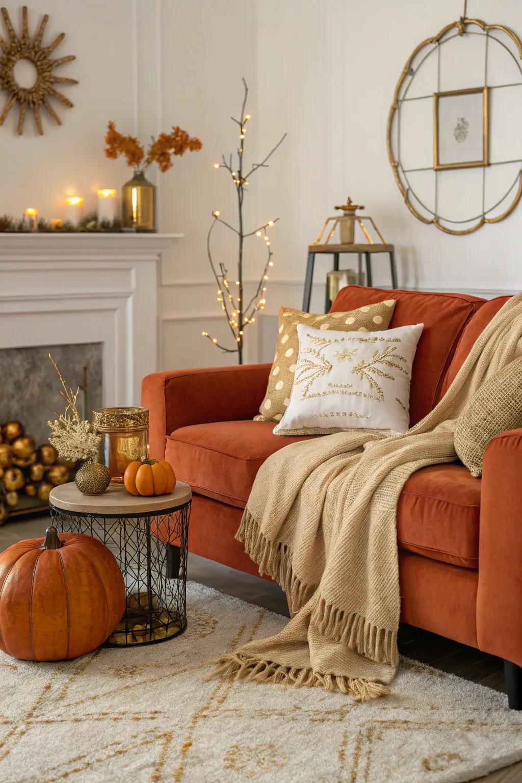 Welcome the heartwarming ginger tones into your decor.