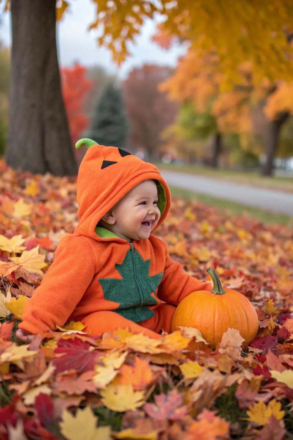 The definitive gourd getup for your infant's Halloween debut.