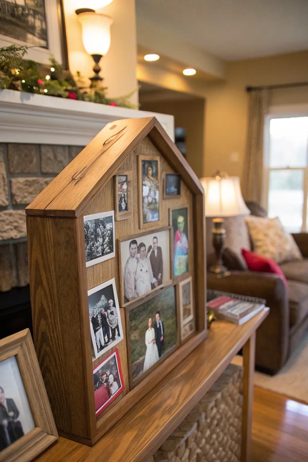 Revive the past with a photograph-filled memory box.