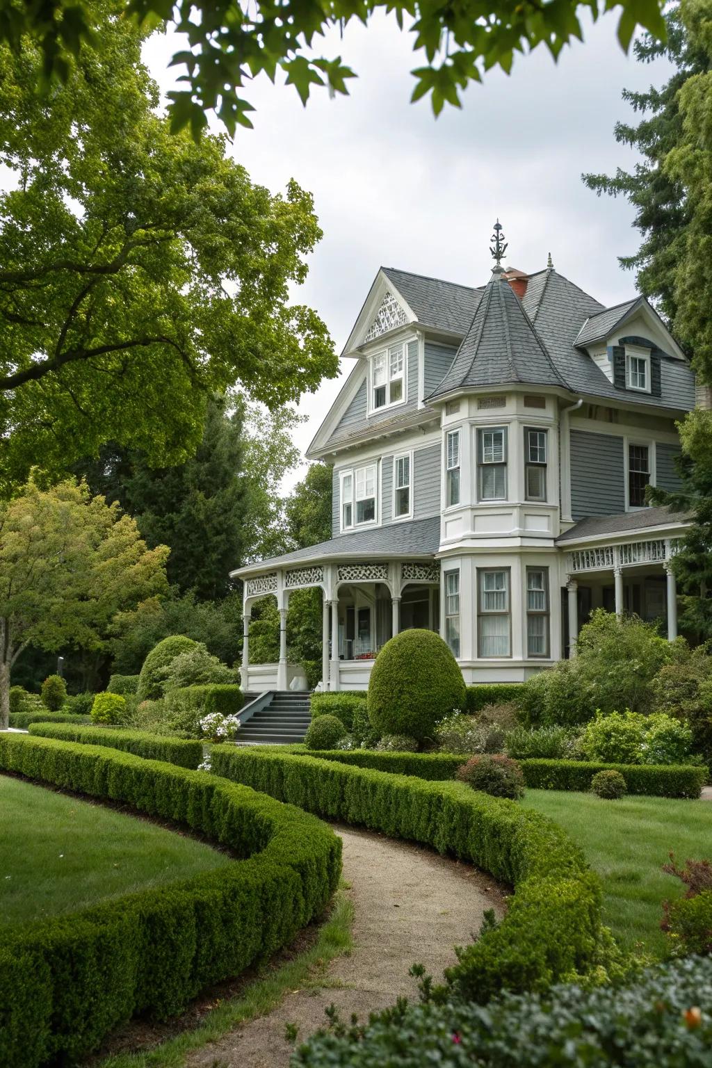 A Victorian residence reimagined with a contemporary grey scheme.
