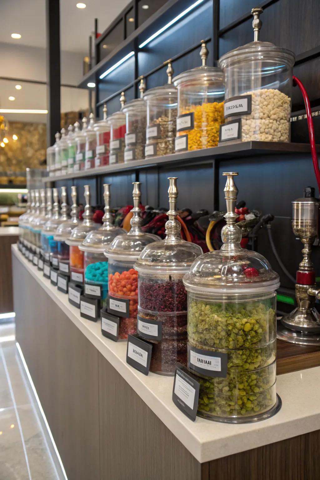 Stackable containers offer a straightforward, space-efficient way to keep smoking supplies in order.