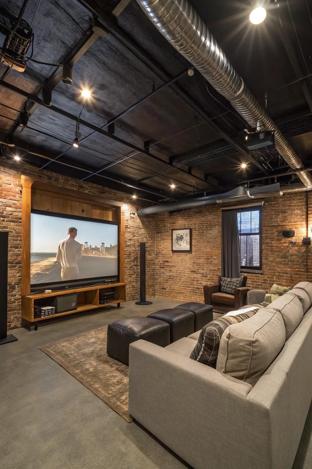 Revealed brickwork and industrial accents come together to forge a distinctive loft atmosphere.