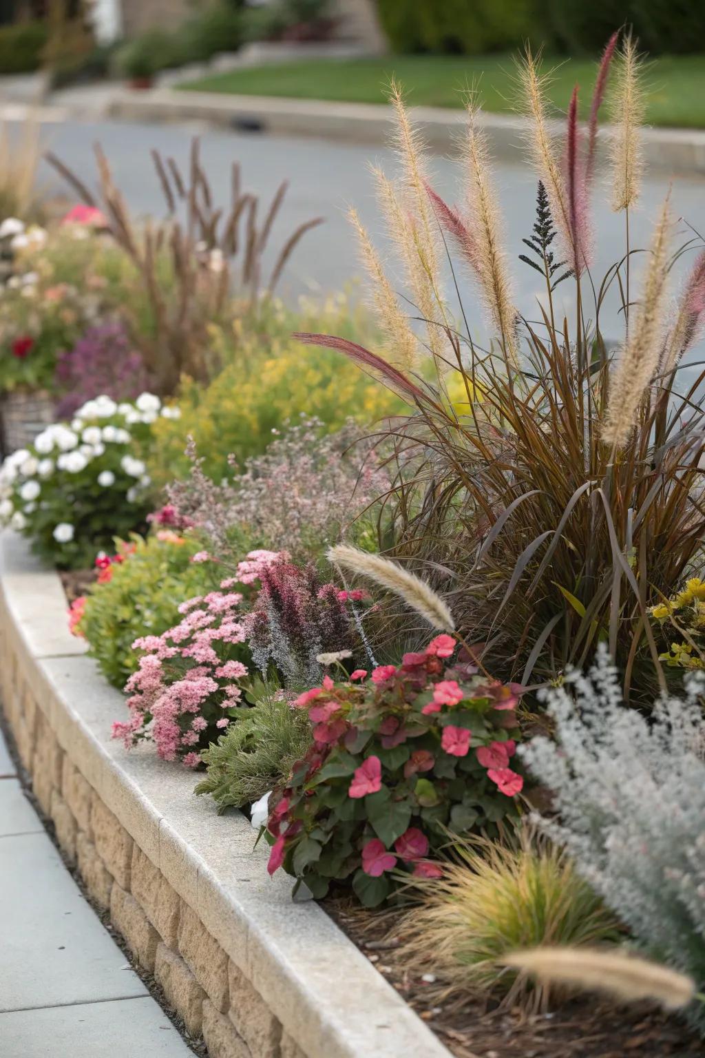Local flora gives a green and lovely gardening option.