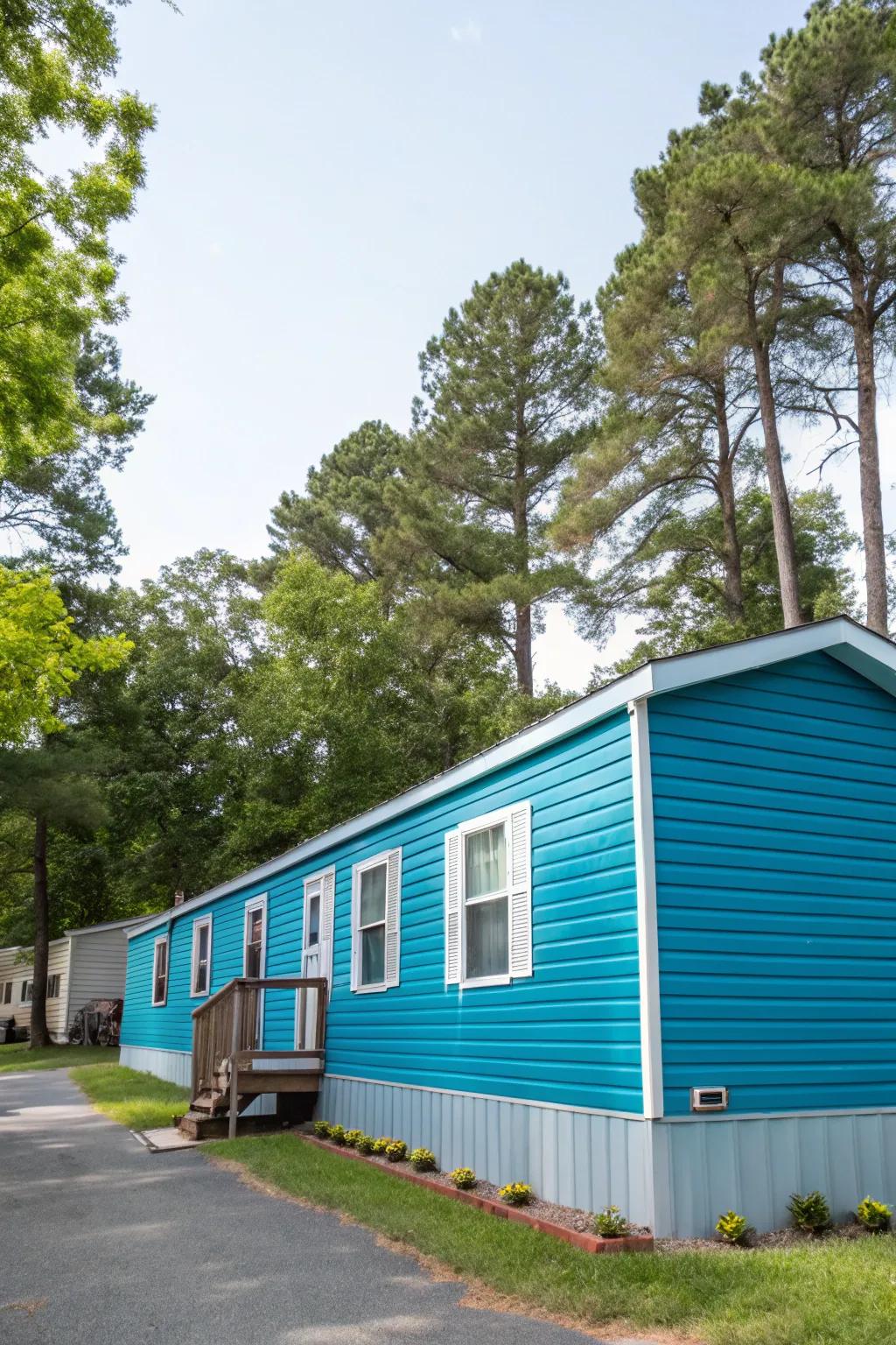 Invigorate your mobile home with timeless polysiding.