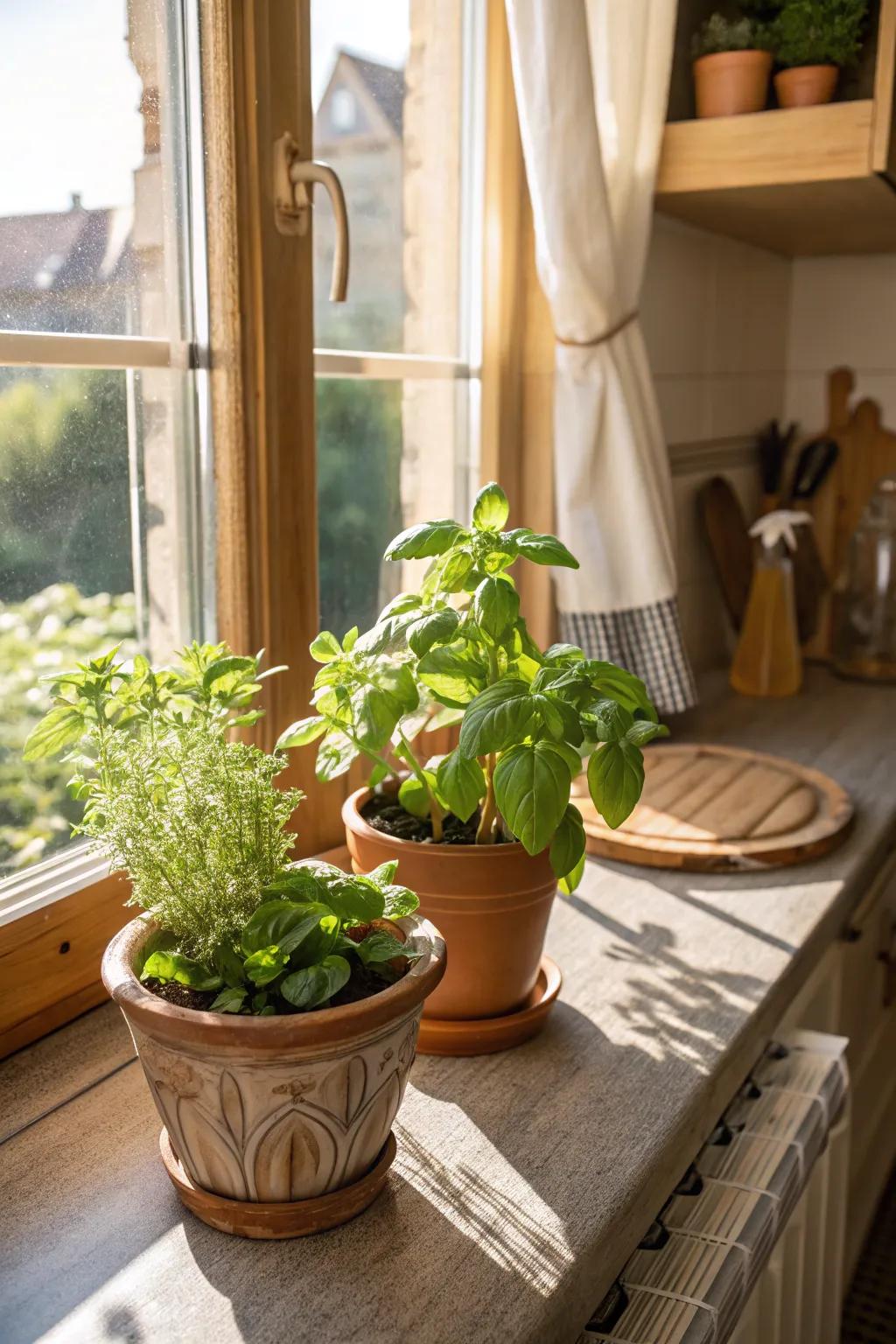 Present the gift of a personal herb garden to brighten any cooking space.