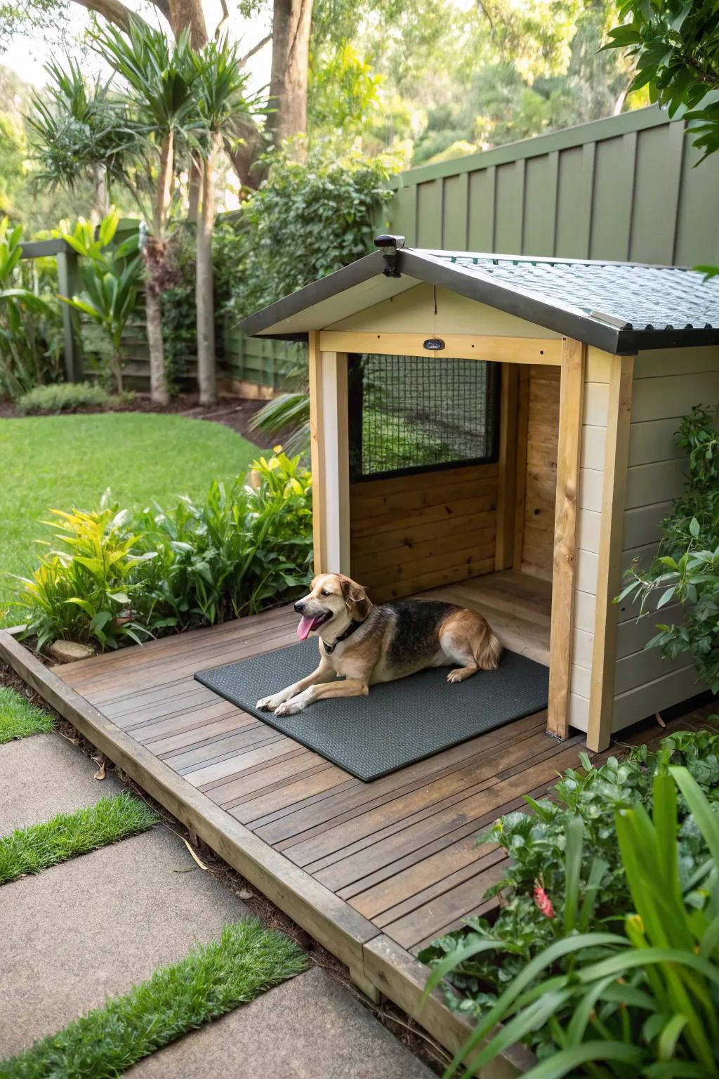 Resilient pads provide both comfort and effortless upkeep.