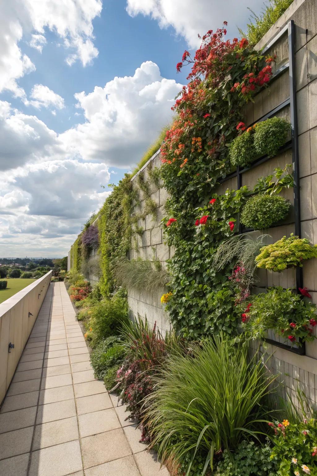 Upright gardens breathe life into your garden walls.