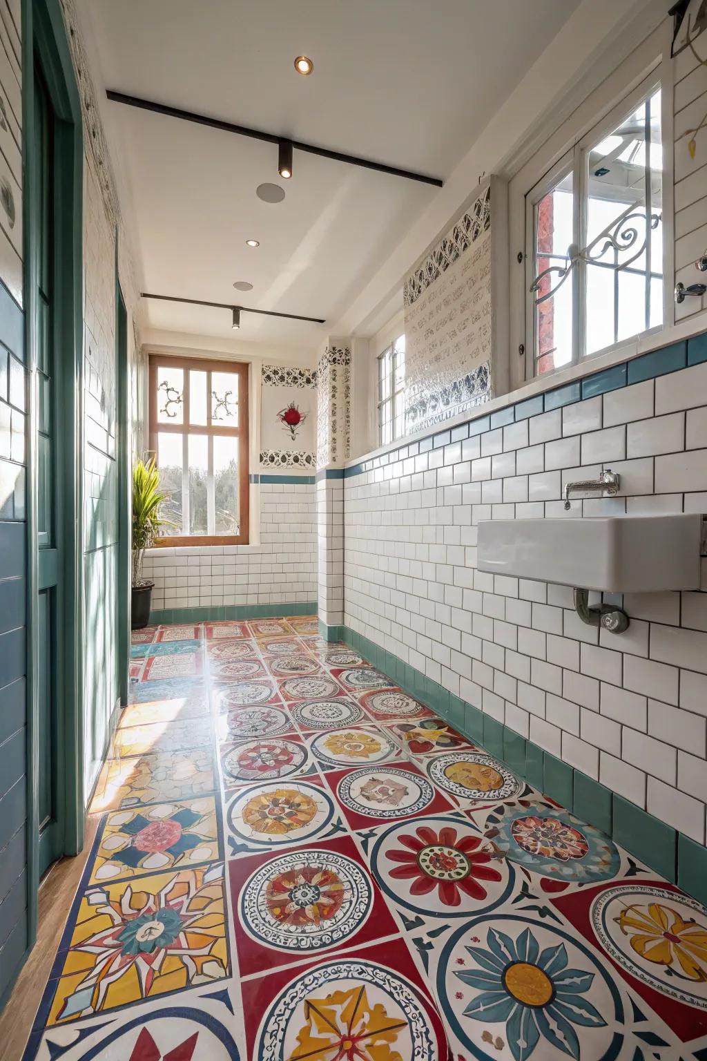 Tiles are a simple switch to elevate your bathroom.