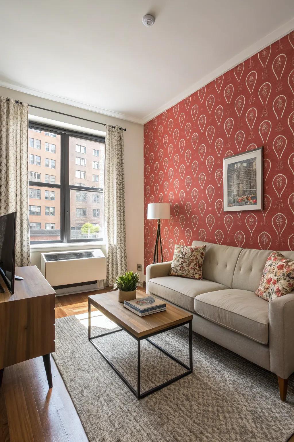 Infuse personality into your rental using user-friendly, detachable wallpaper.