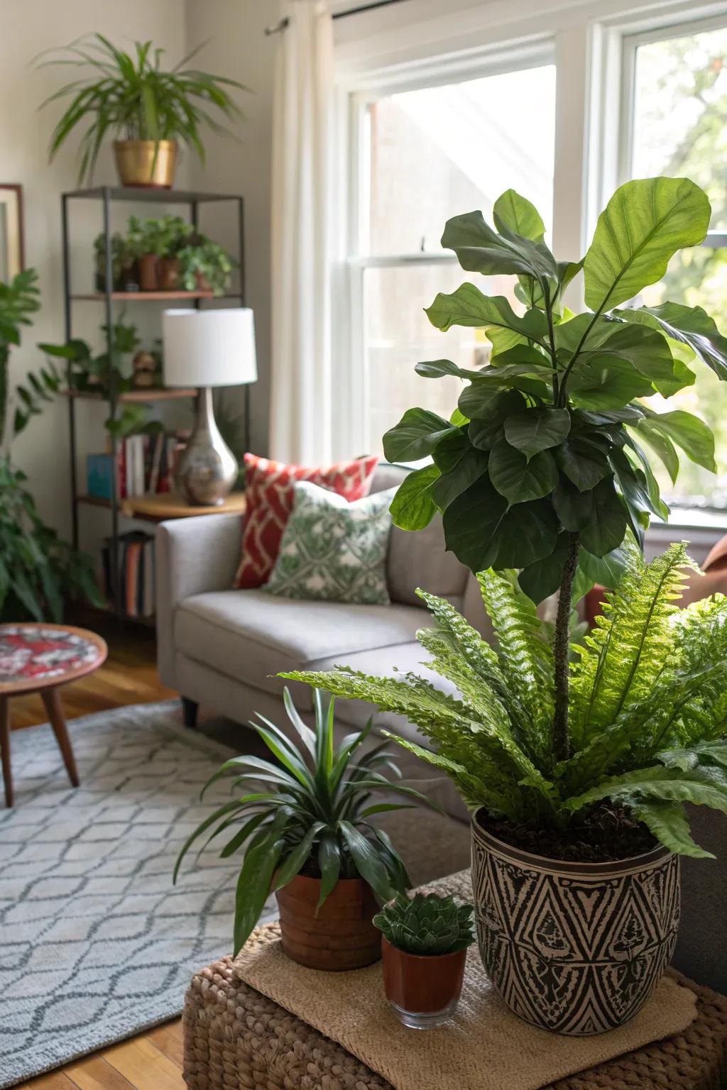 Houseplants breathe freshness and vitality into any interior.