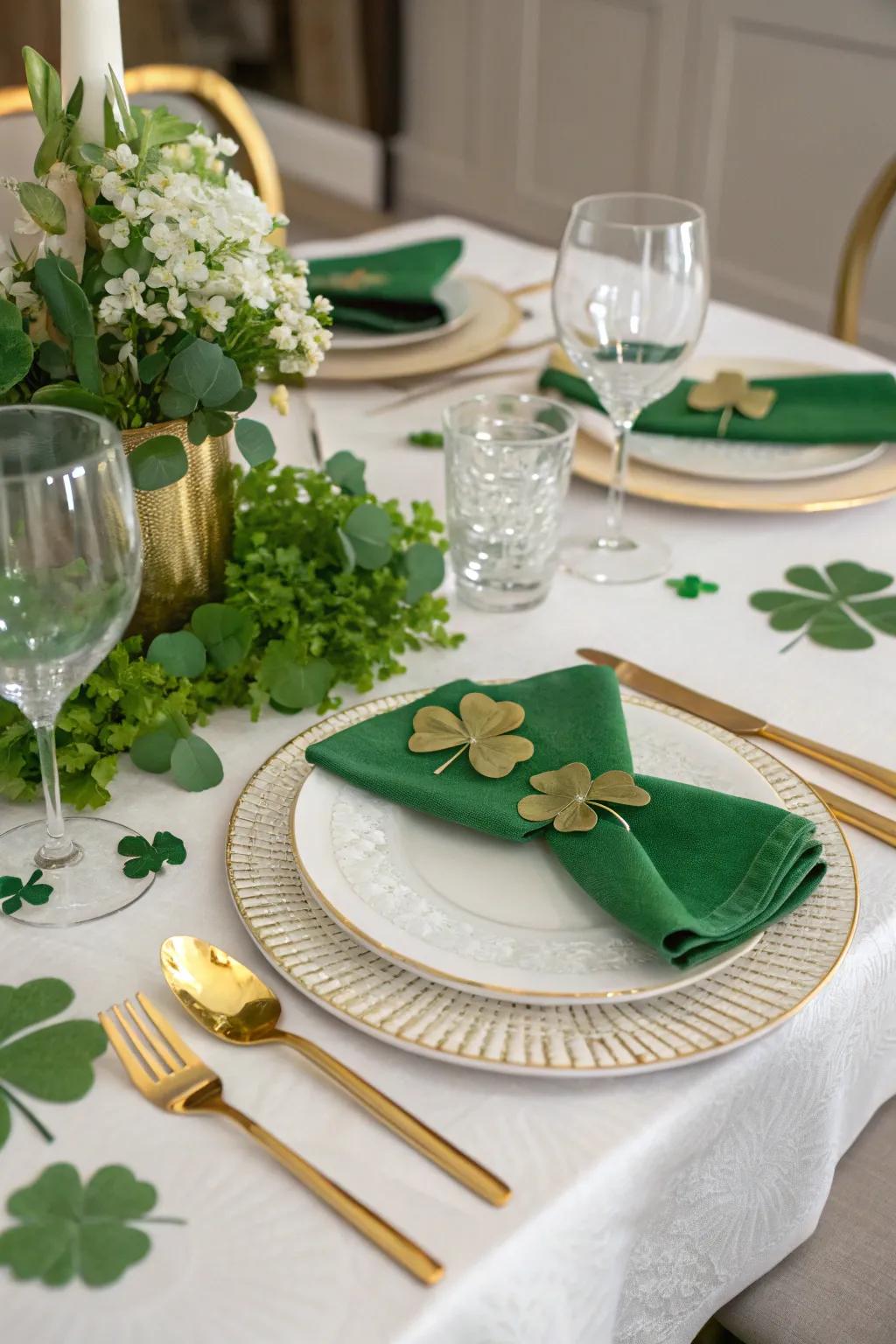 Adorn your table with a hint of Irish sophistication.