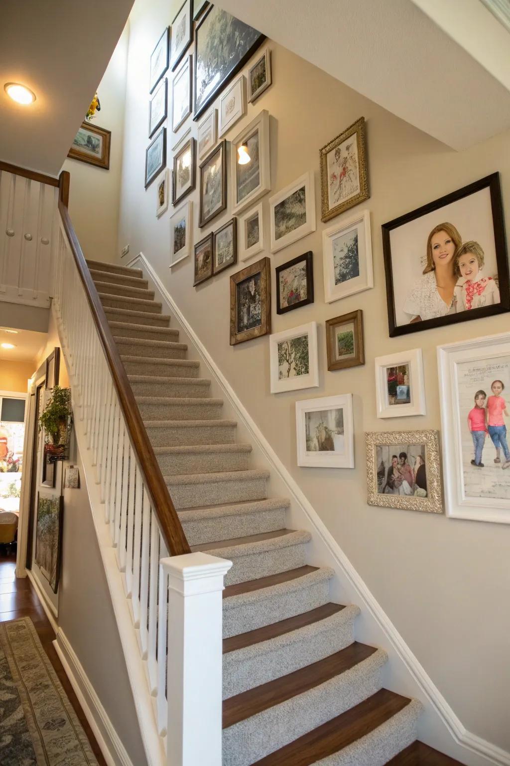 Build a customized gallery wall that unfolds your family's narrative.