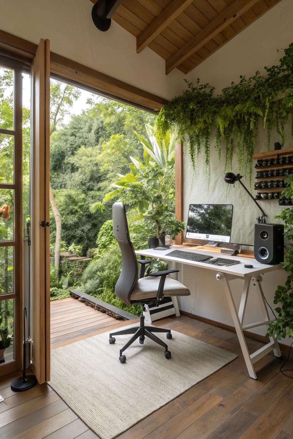 An easygoing workspace sets the stage for boundless creativity.