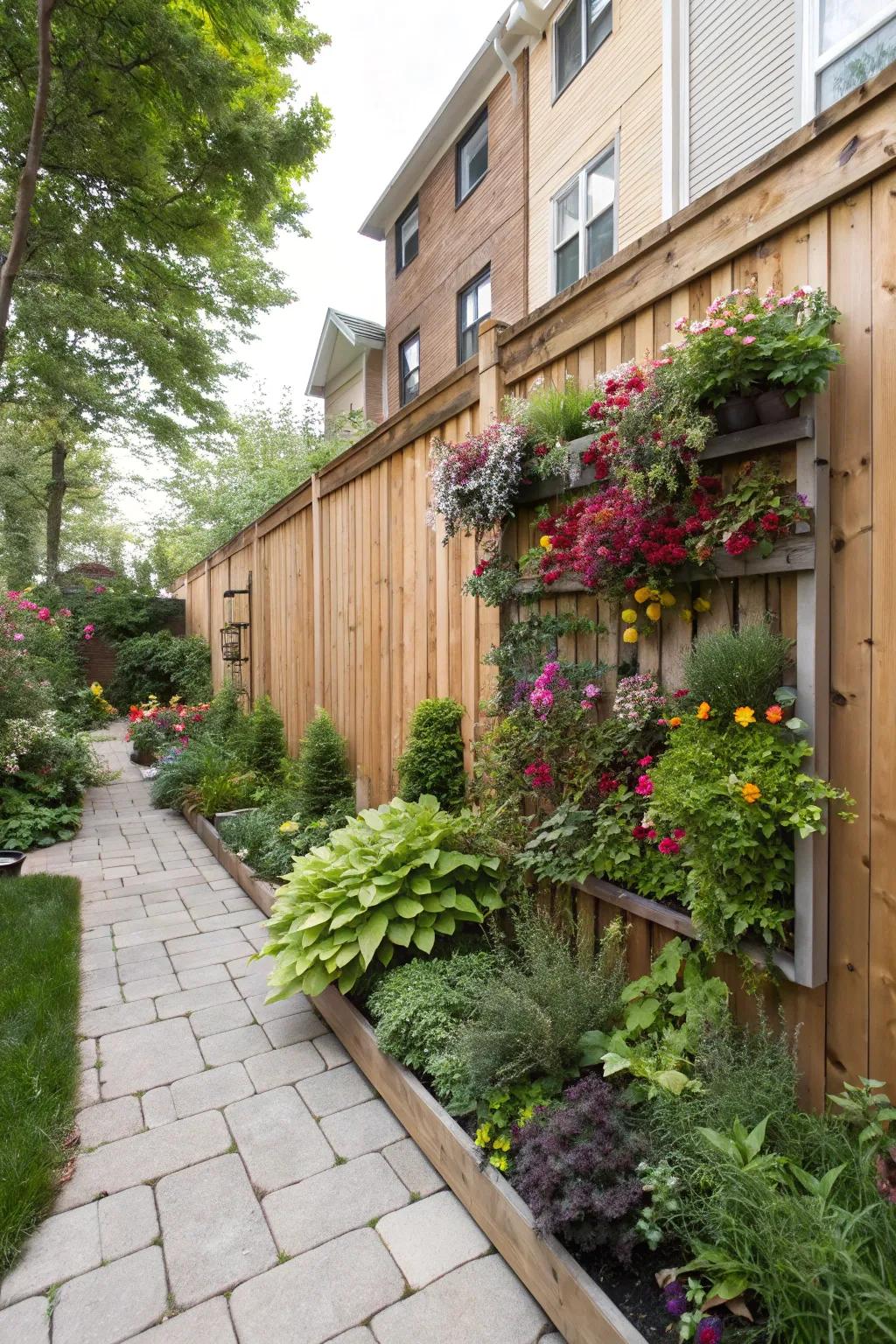 Infuse vitality into your walls through an upright garden.