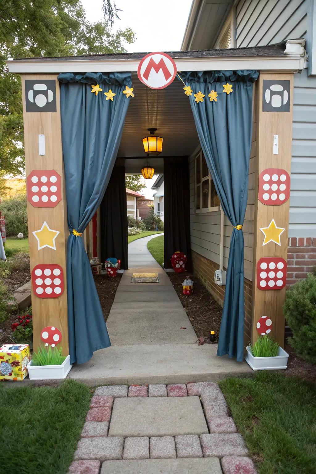 A remarkable entrance whisks your guests straight into the heart of a gaming universe.