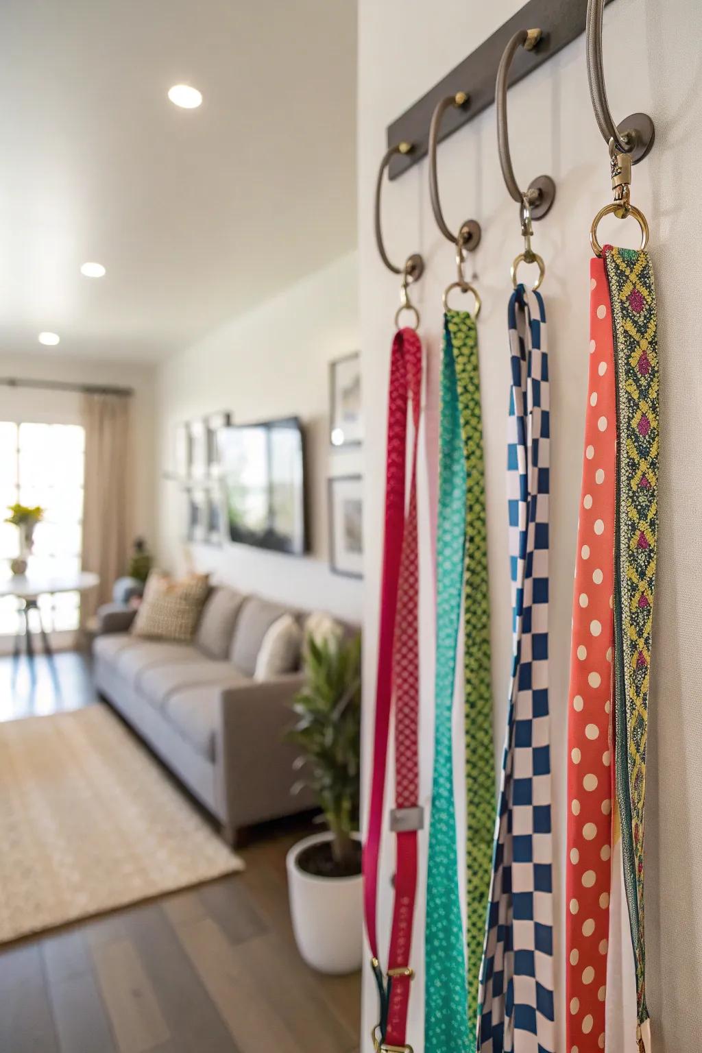 A stunning ribbon feature wall that brings identity and a personal feel to your living space.