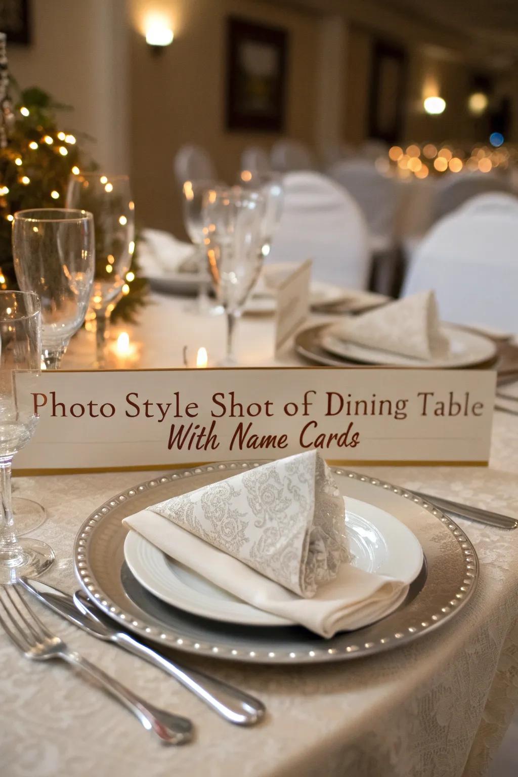 Engender a sense of value in attendees via bespoke setting arrangements.