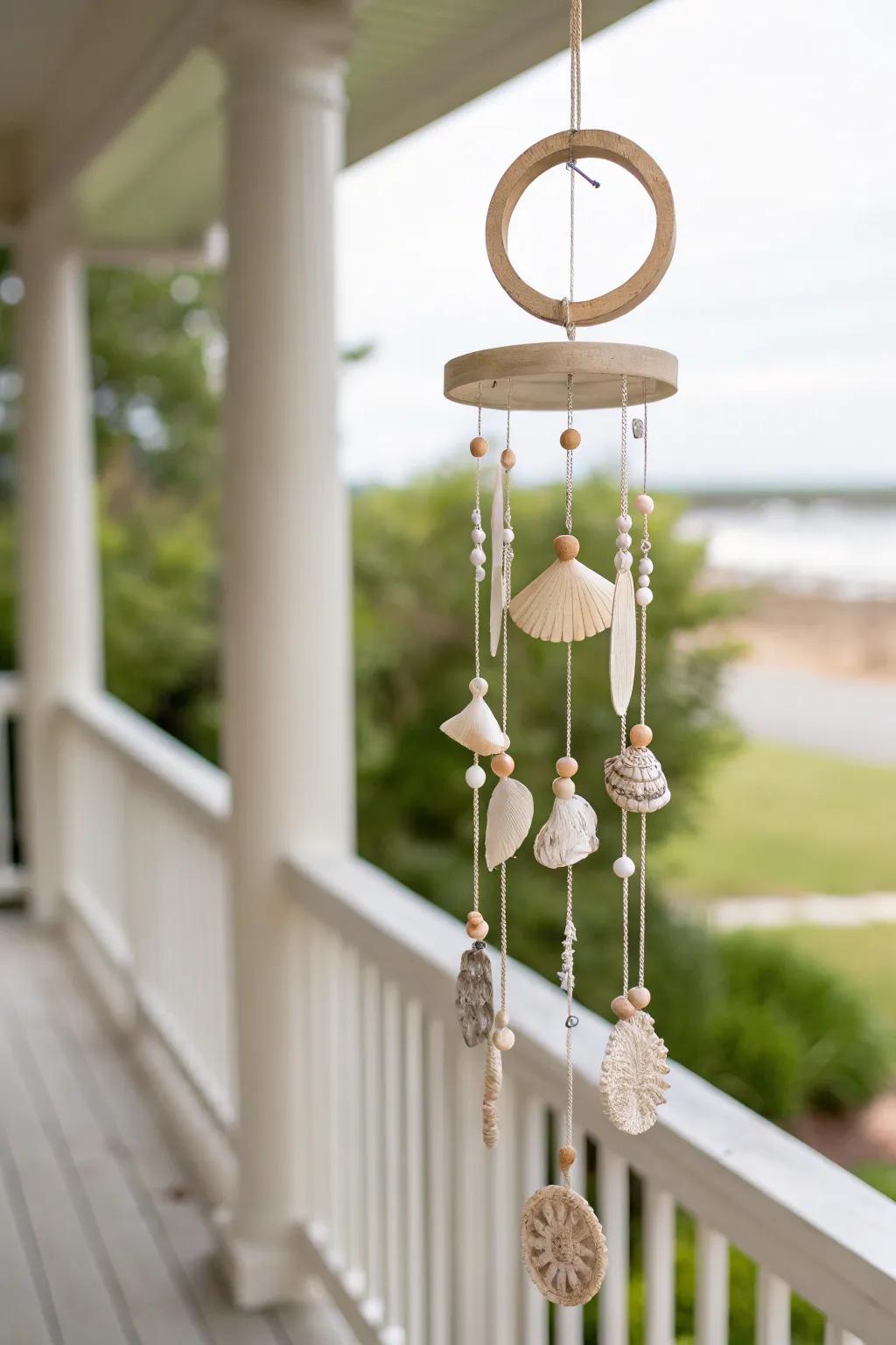 Design a melody of memories using these charming DIY melodic hangers, ideal for contributing a personal element to your outdoor area.