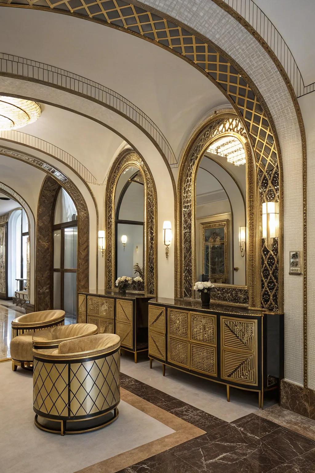 Curves and arches introducing a gentle, architectural beauty.