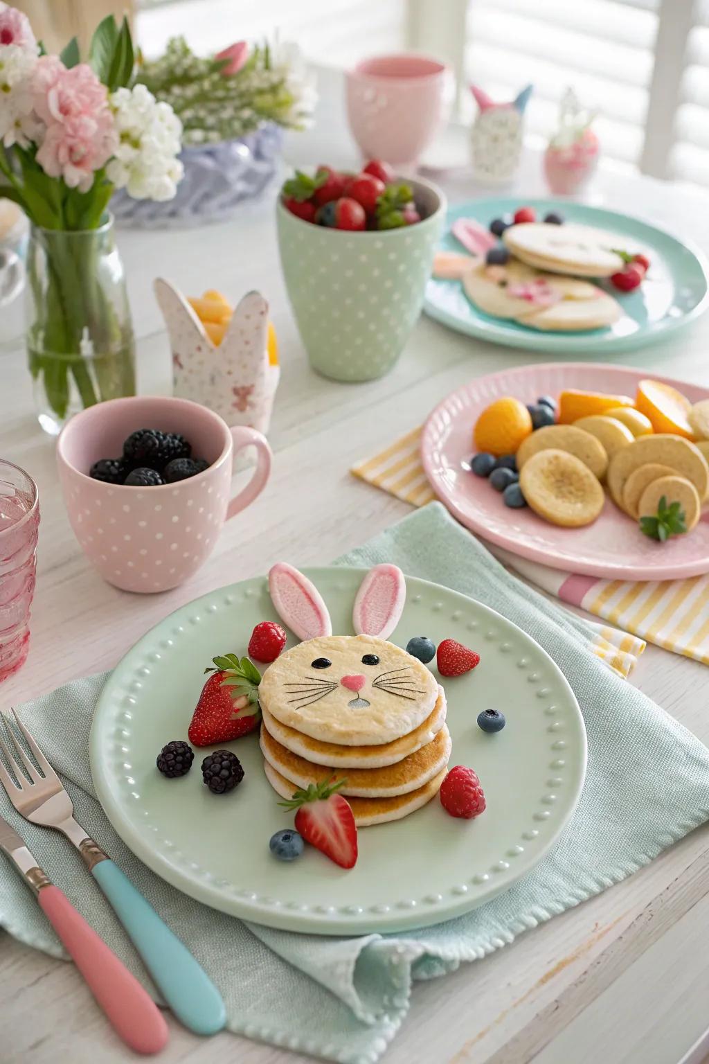 A celebratory bunny-inspired breakfast to commence Easter fittingly.