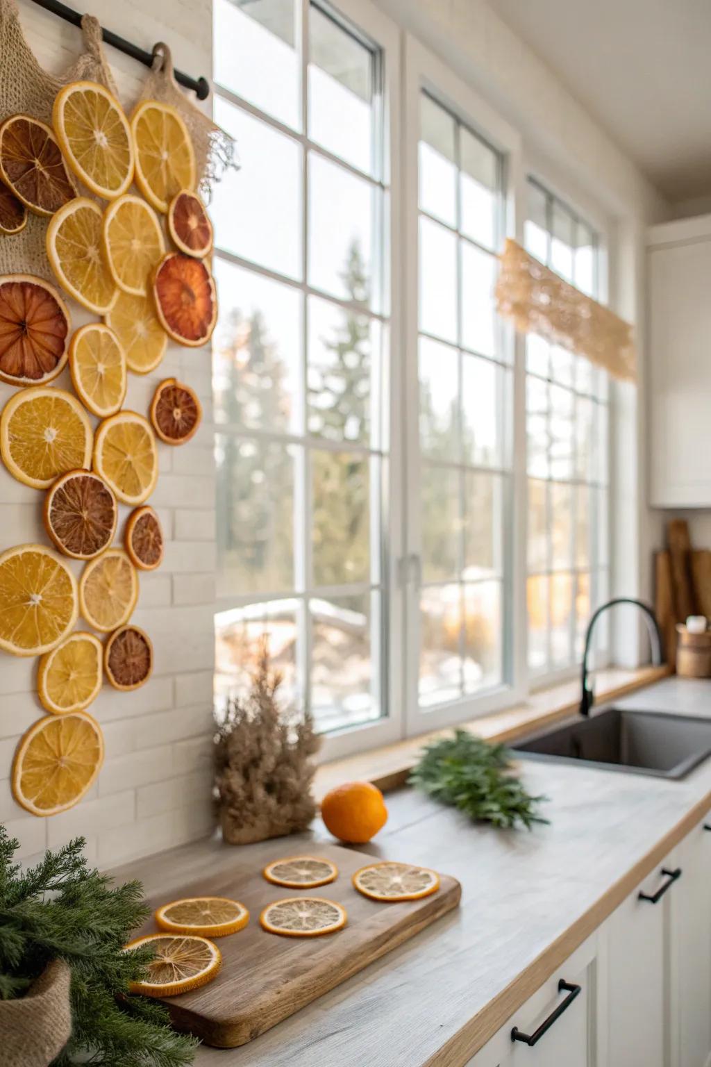 Tangy backdrops offer a revitalizing and zesty appeal.
