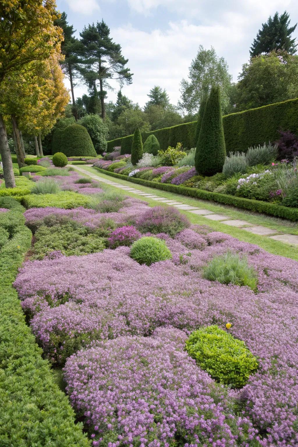 Surface vegetation provides a lush, low-maintenance alternative to grass.