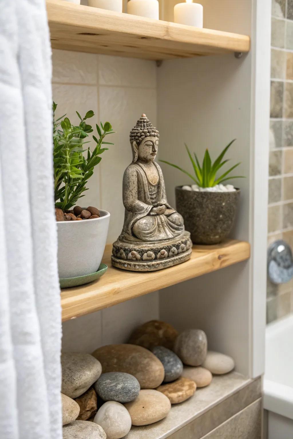 A Zen retreat promotes calmness and tranquility.