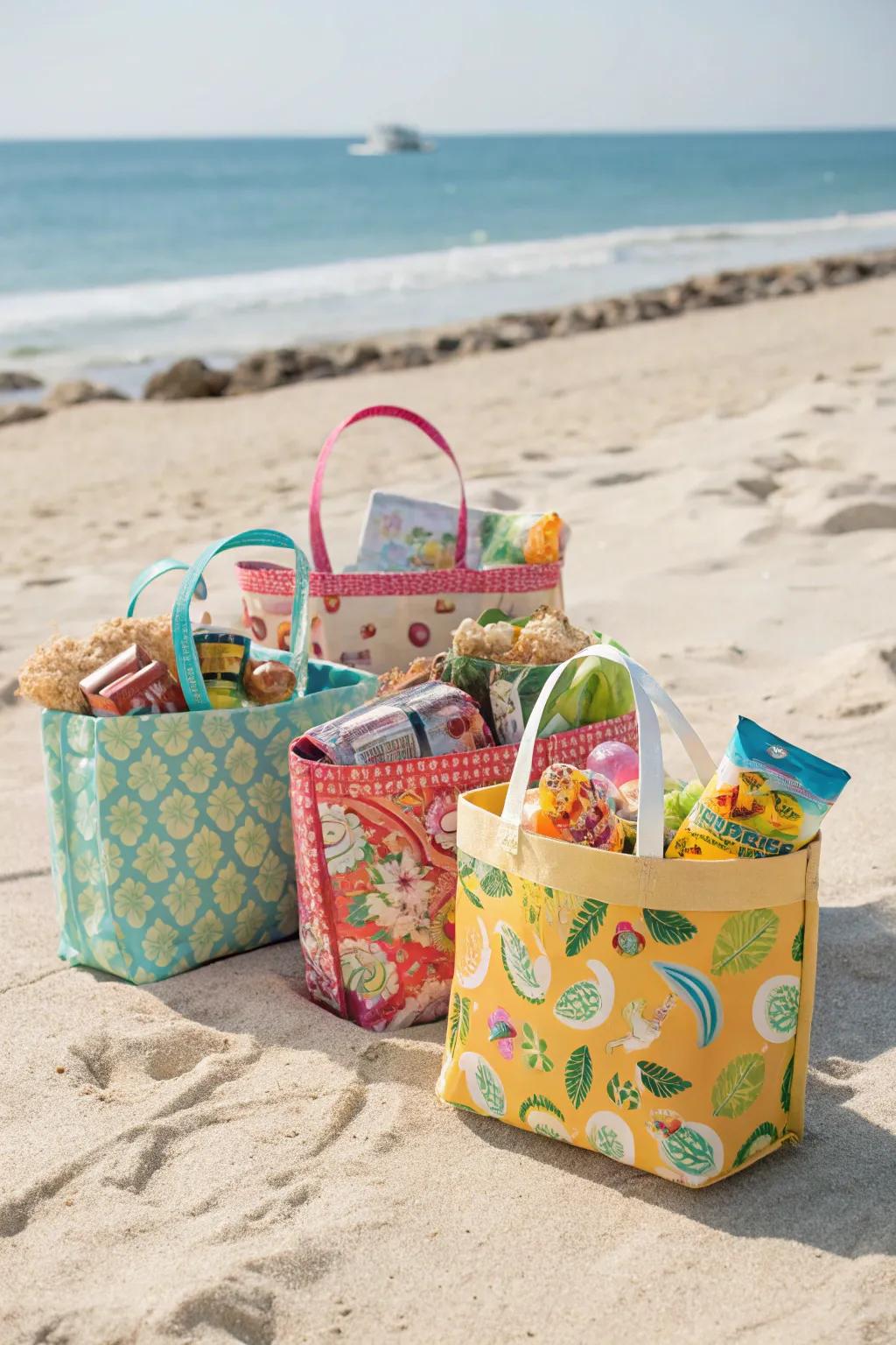 Coastline tote bags are both practical and appreciated gifts.