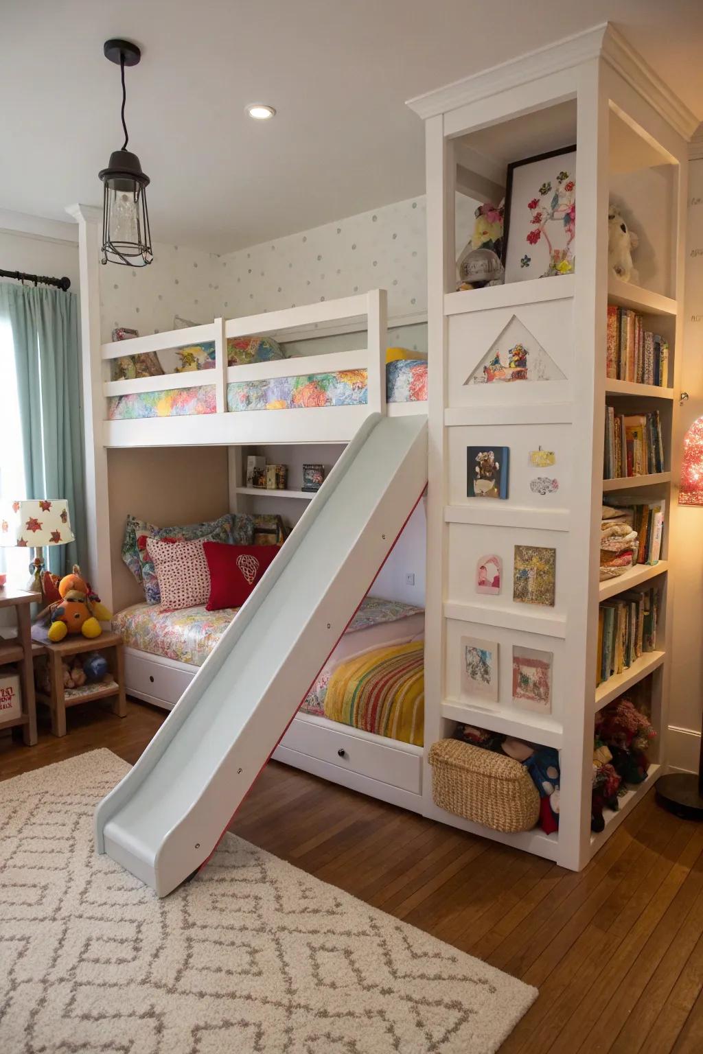 Amusement and practicality: a slide for the audacious.