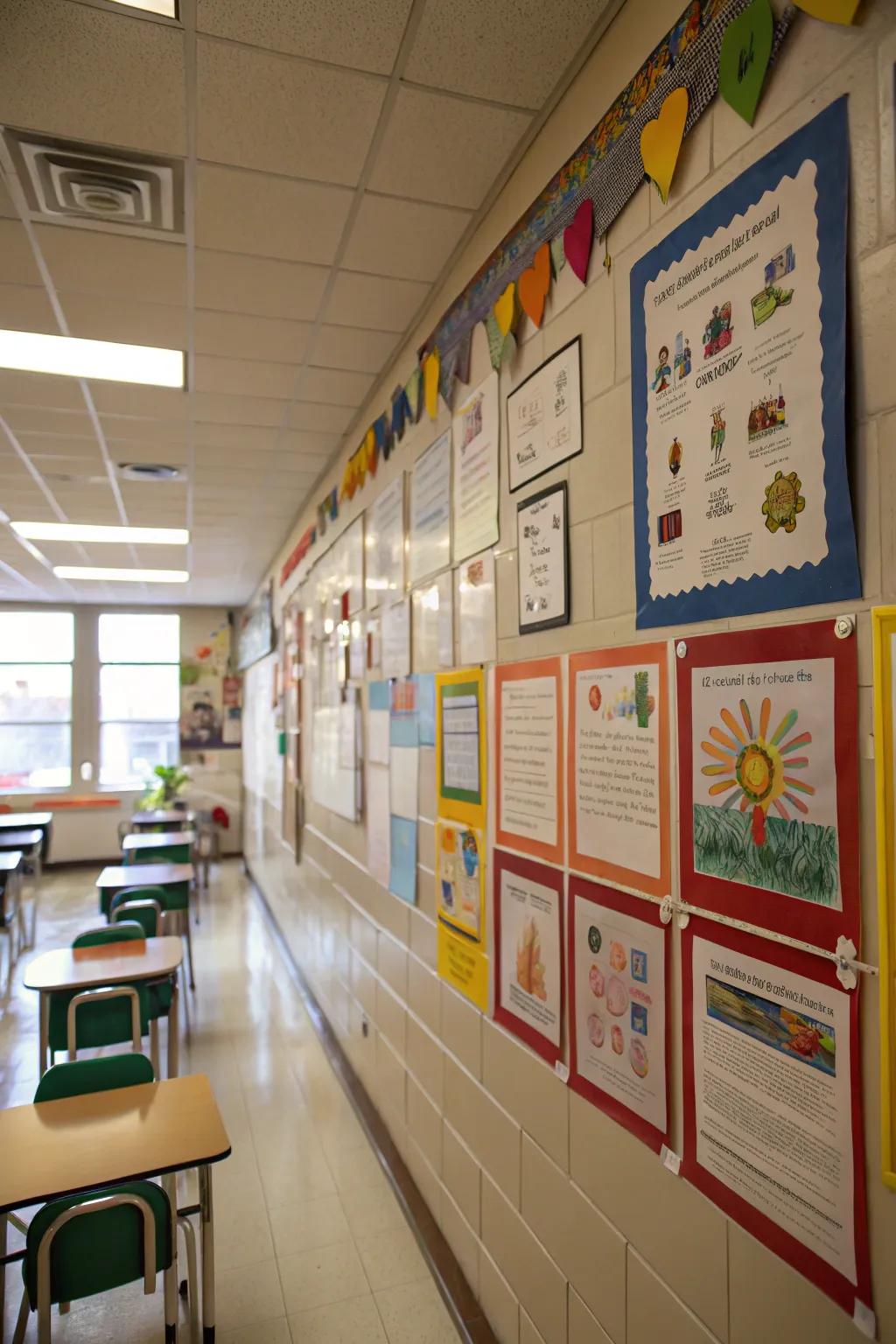 Highlighting learner work promotes pride and motivation.