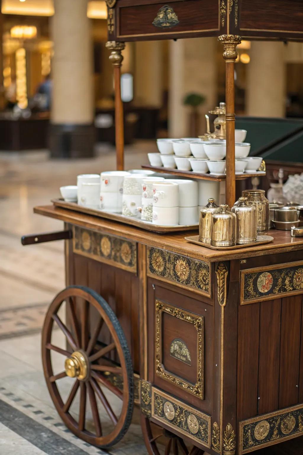 Embrace the old days with a vintage station.