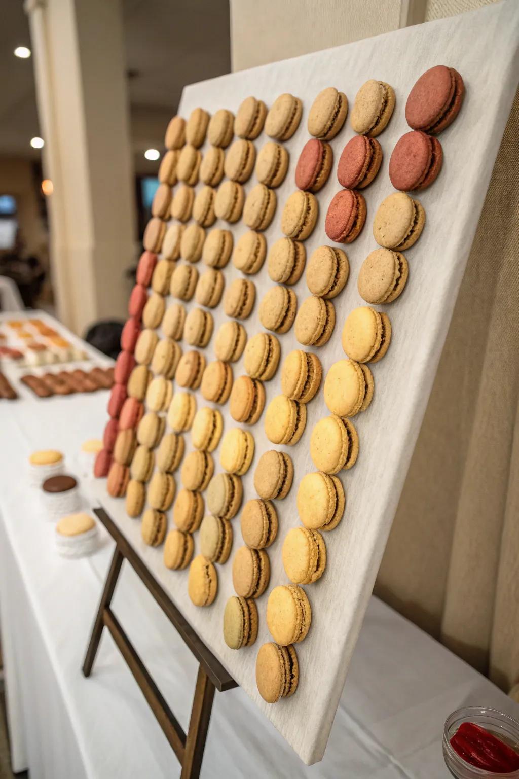 A cookie canvas transforms treats into art.