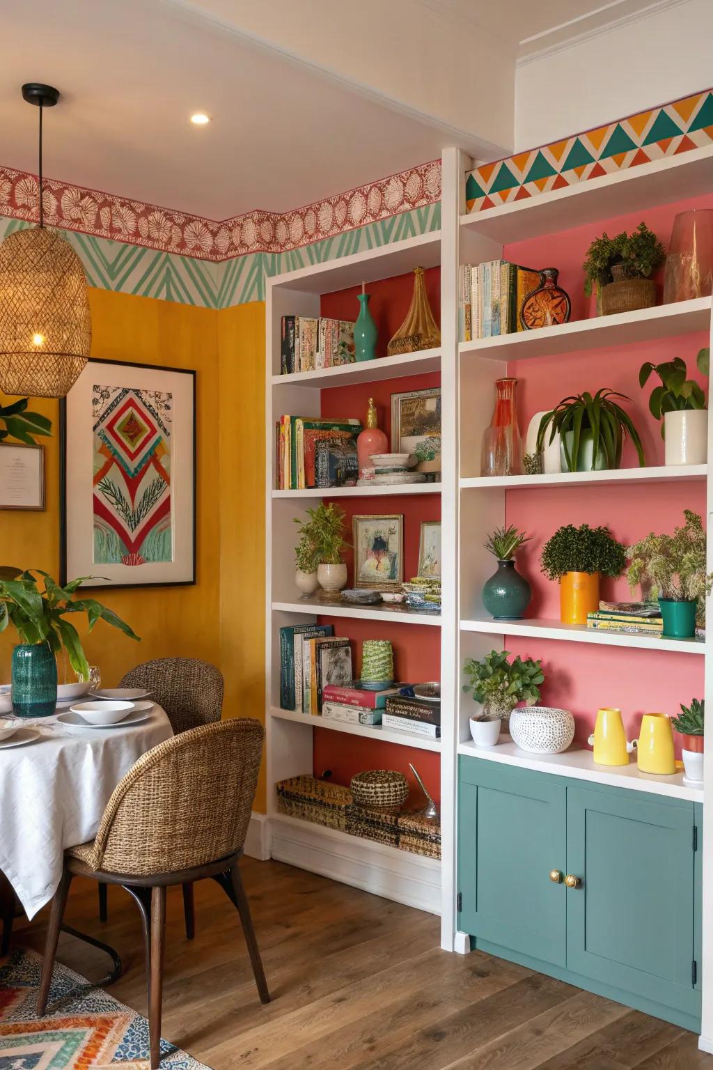 A varied blend of decor adds personality and style.