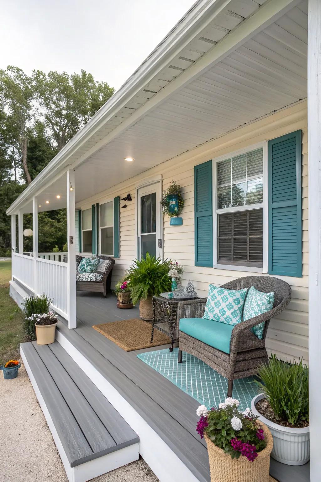 A porch that matches your home's style crafts visual balance.